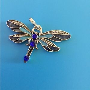 Dragonfly Pendant. Beautiful Blues Large